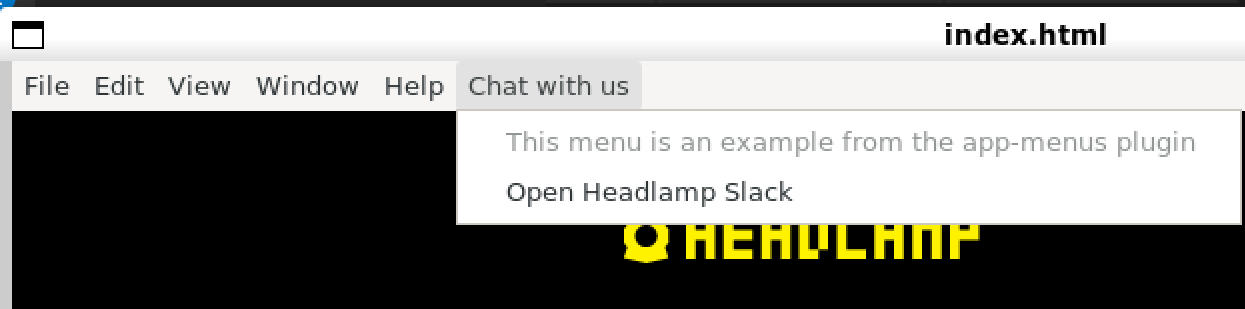 screenshot of the logo being changed