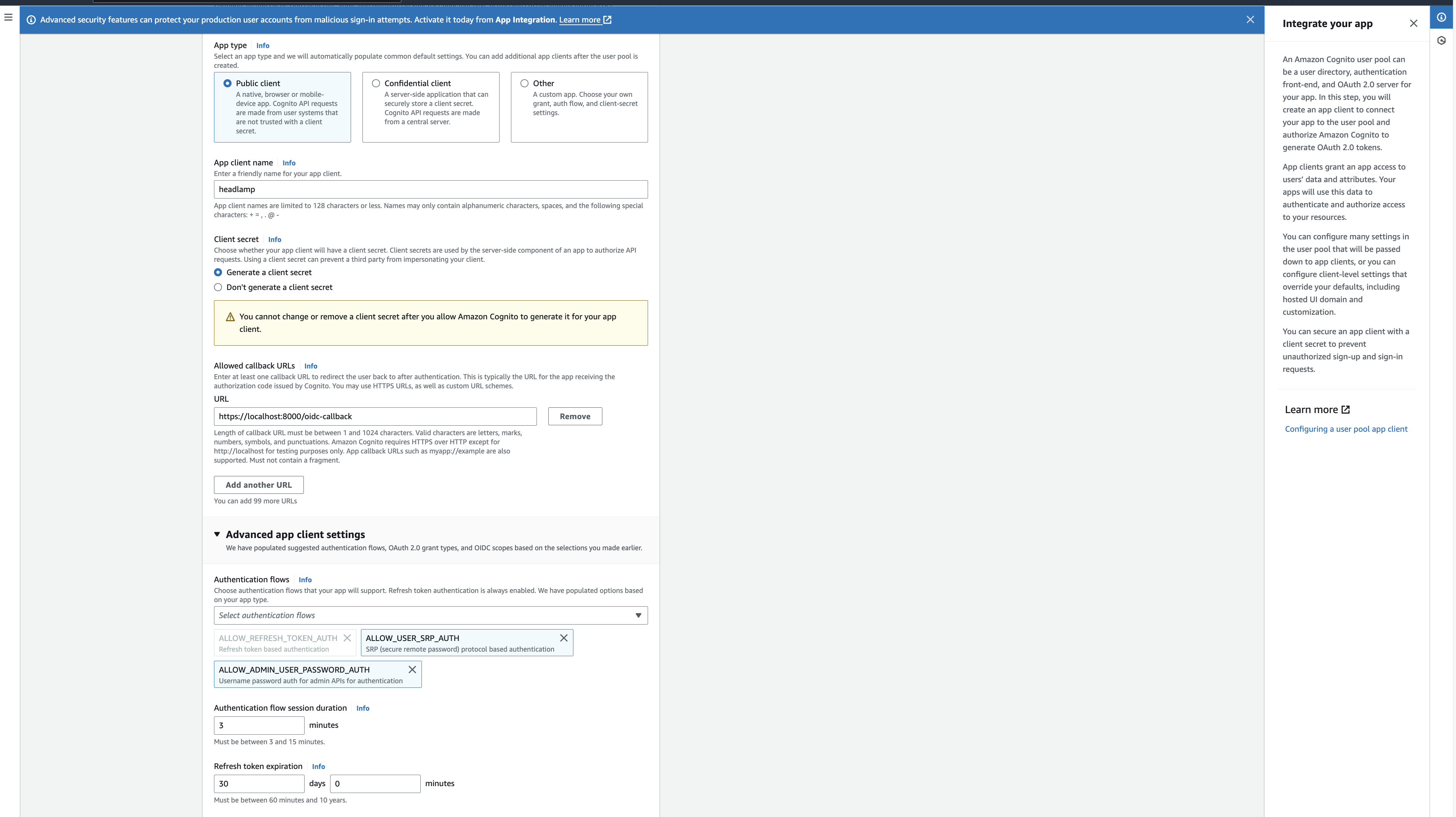 Second part of Integrating App Cognito Form